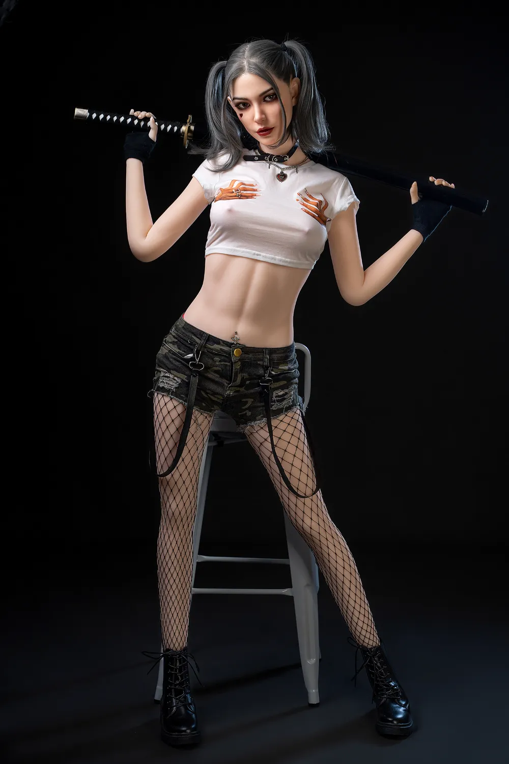 SY Doll 173см(5футов8) С-чашка Гибридная секс-кукла Wilhelmina, Подвижная челюсть Голова M7, В наличии в ЕС